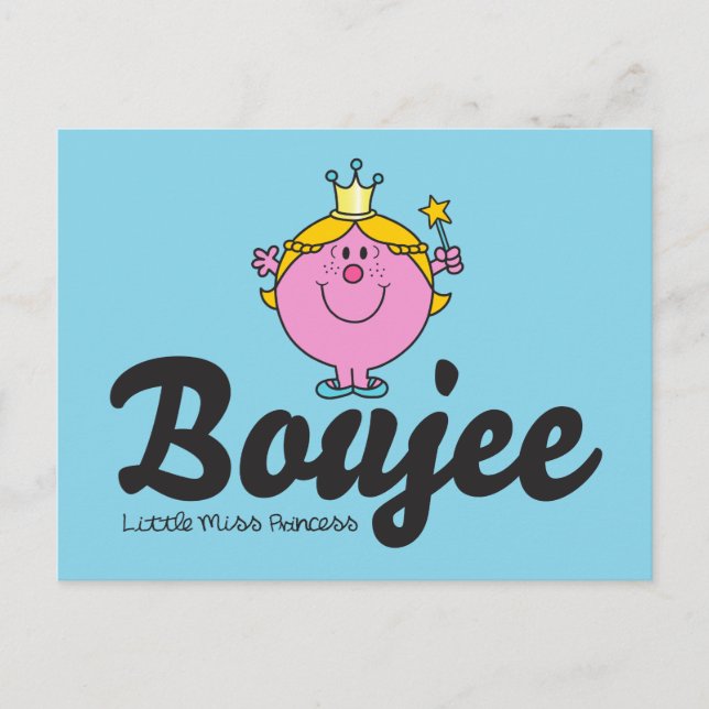 Little Miss Princess Boujee Postcard (Front)