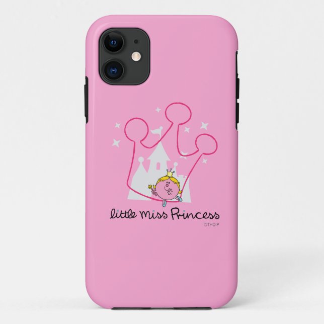 Little Miss Princess | Giant Pink Crown Case-Mate iPhone Case (Back)