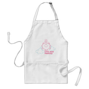 Little Miss Princess Head In The Clouds Adult Apron