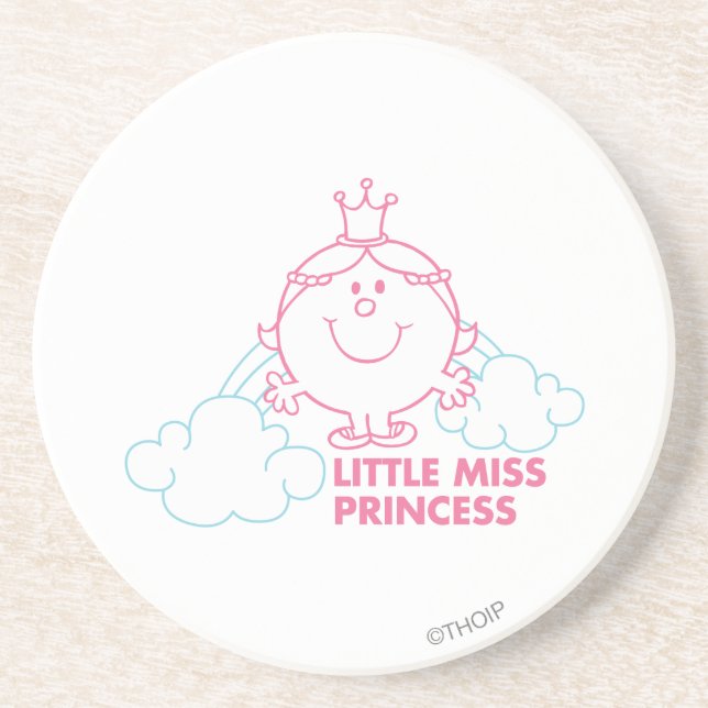 Little Miss Princess | Head In The Clouds Drink Coaster (Front)