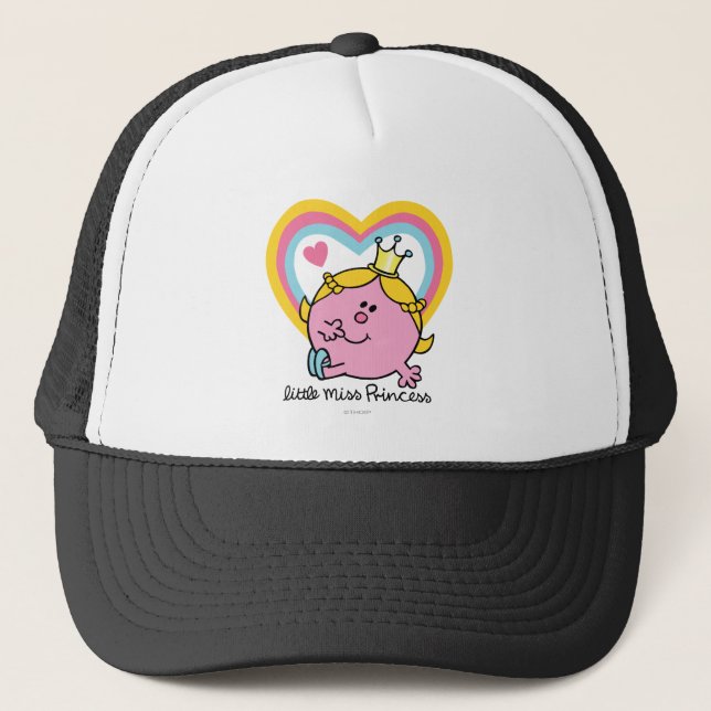 Little Miss Princess | Hearts Trucker Hat (Front)