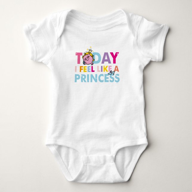 Little Miss Princess | I Feel Like A Princess Baby Bodysuit (Front)