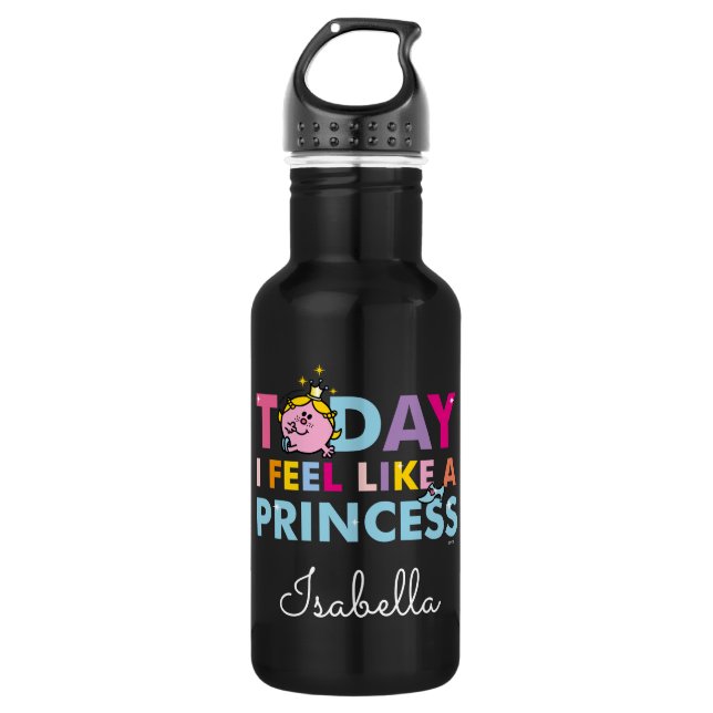 Little Miss Princess | I Feel Like A Princess Stainless Steel Water Bottle (Front)
