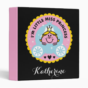 Little Miss Princess I'm A Princess 3 Ring Binder