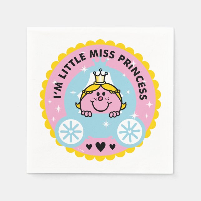 Little Miss Princess | I'm A Princess Paper Napkins (Front)