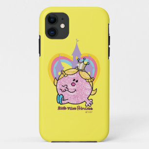 Little Miss Princess Posing With Castle & Heart iPhone 11 Case