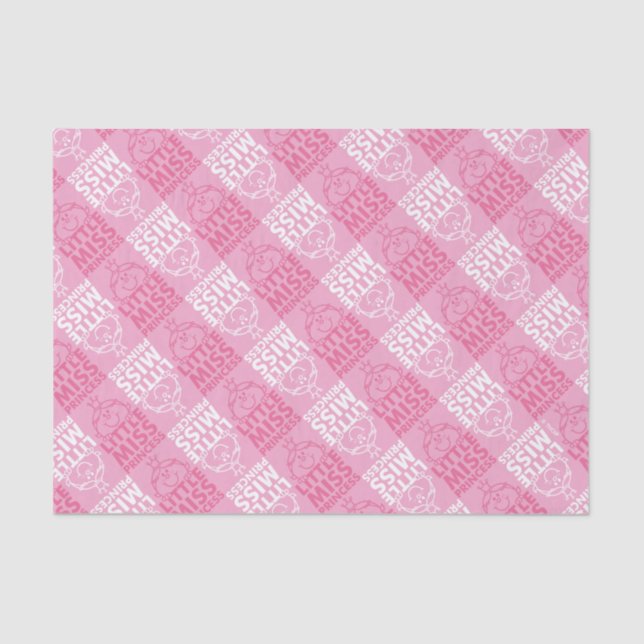 Little Miss Princess | Pretty In Pink Pattern Tissue Paper (Front)