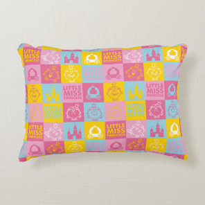 Little Miss Princess | Pretty Pastel Pattern Accent Pillow