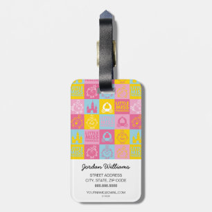 Little Miss Princess Pretty Pastel Pattern Luggage Tag