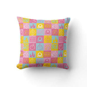 Little Miss Princess | Pretty Pastel Pattern Throw Pillow