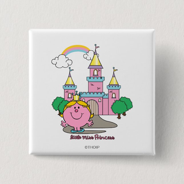 Little Miss Princess | Royal Castle Button (Front)