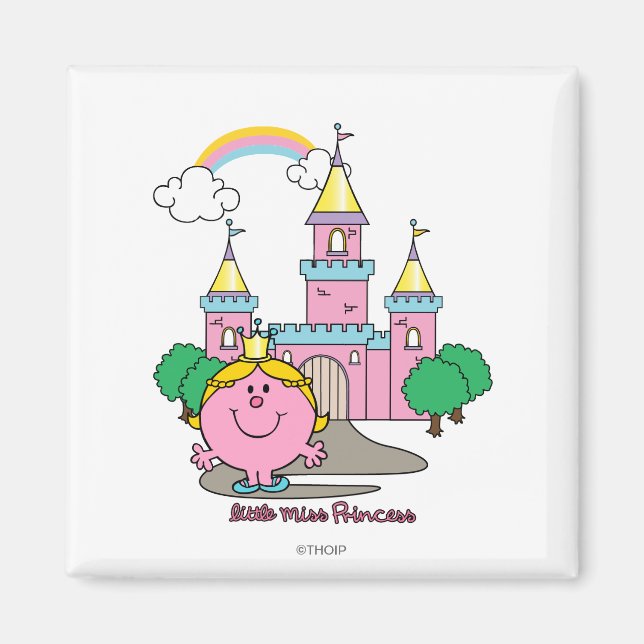 Little Miss Princess | Royal Castle Magnet (Front)