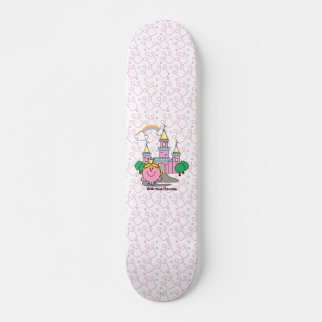 Little Miss Princess | Royal Castle Skateboard Deck (Front)