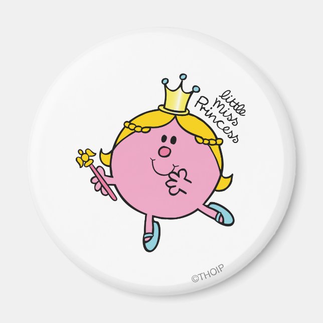 Little Miss Princess | Royal Scepter Magnet (Front)
