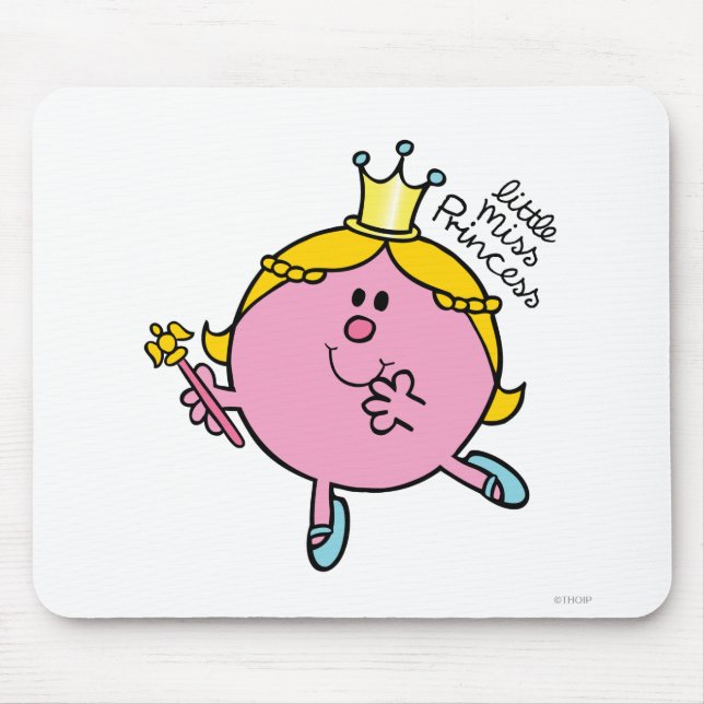 Little Miss Princess | Royal Scepter Mouse Pad (Front)