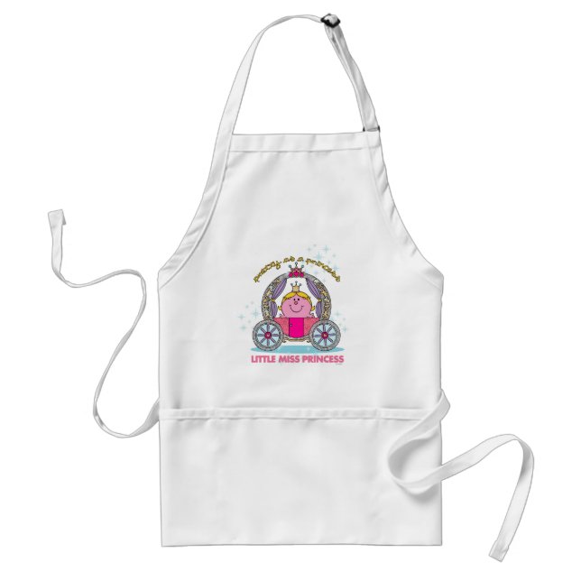 Little Miss Princess | Sparkling Carriage Adult Apron (Front)
