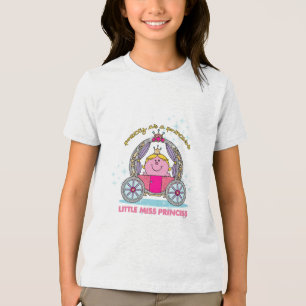 Little Miss Princess Sparkling Carriage Tri-Blend Shirt