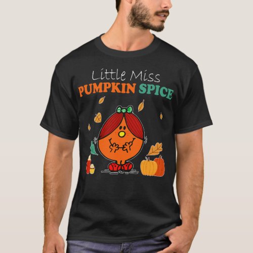 Little Miss Pumpkin Spice Thanksgiving T_Shirt