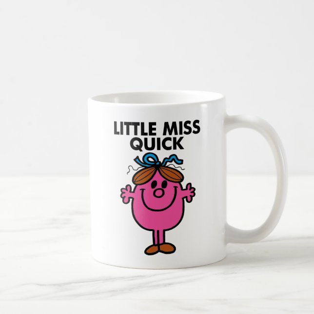 Little Miss Quick | Black Lettering Coffee Mug (Right)