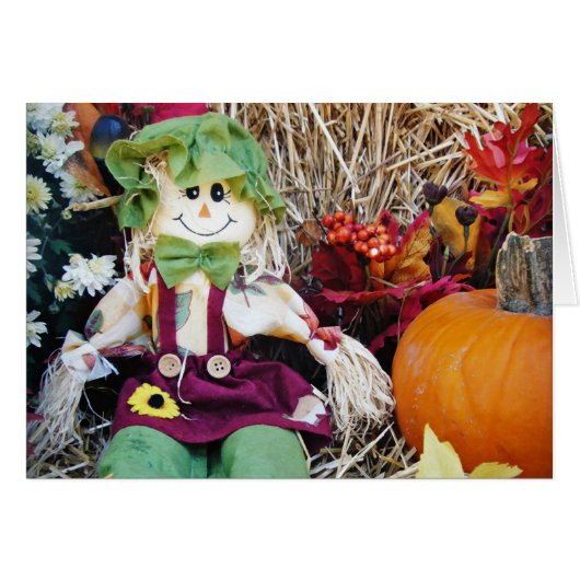 Little Miss Scarecrow Cards (Front Horizontal)