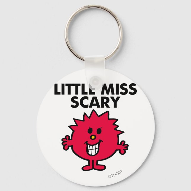 Little Miss Scary | Black Lettering Keychain (Front)