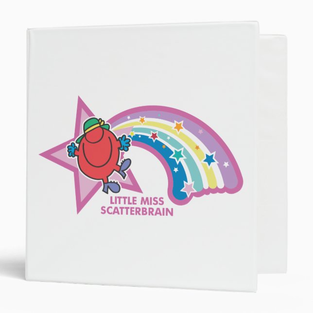 Little Miss Scatterbrain | Rainbow & Stars Binder (Front/Inside)