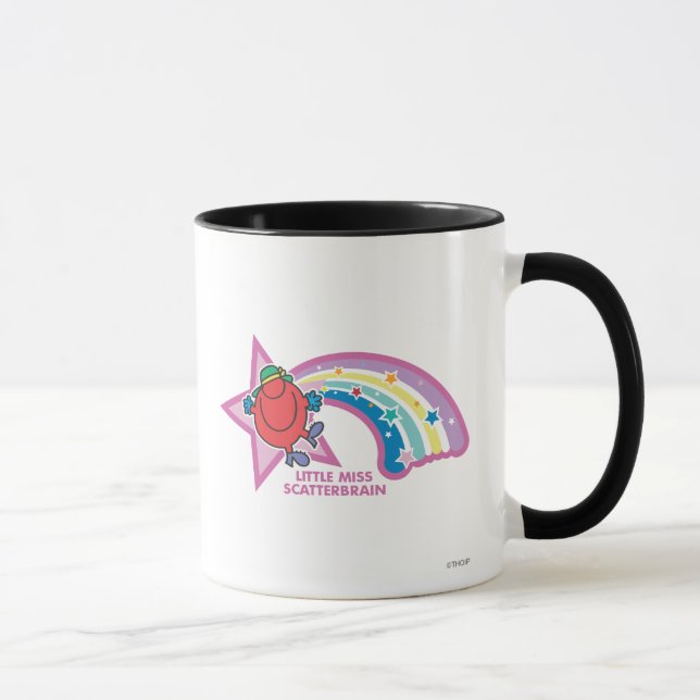 Little Miss Scatterbrain | Rainbow & Stars Mug (Right)