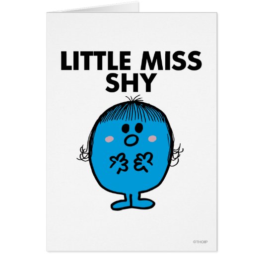 Little Miss Shy | Black Lettering (Front)