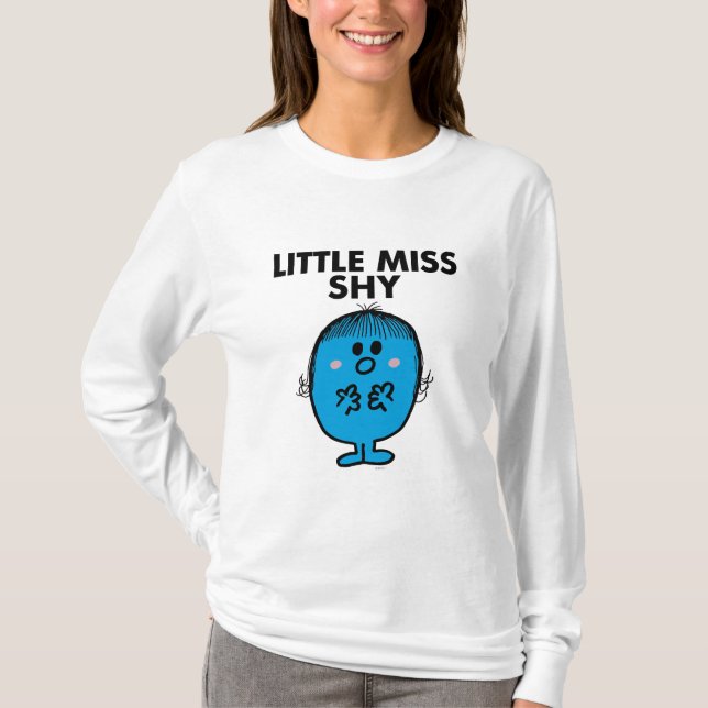 Little Miss Shy | Black Lettering T-Shirt (Front)