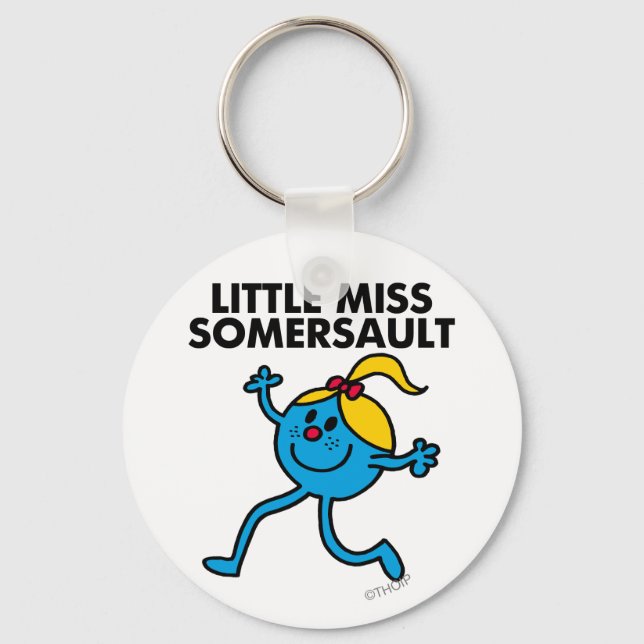 Little Miss Somersault Walking Tall Keychain (Front)