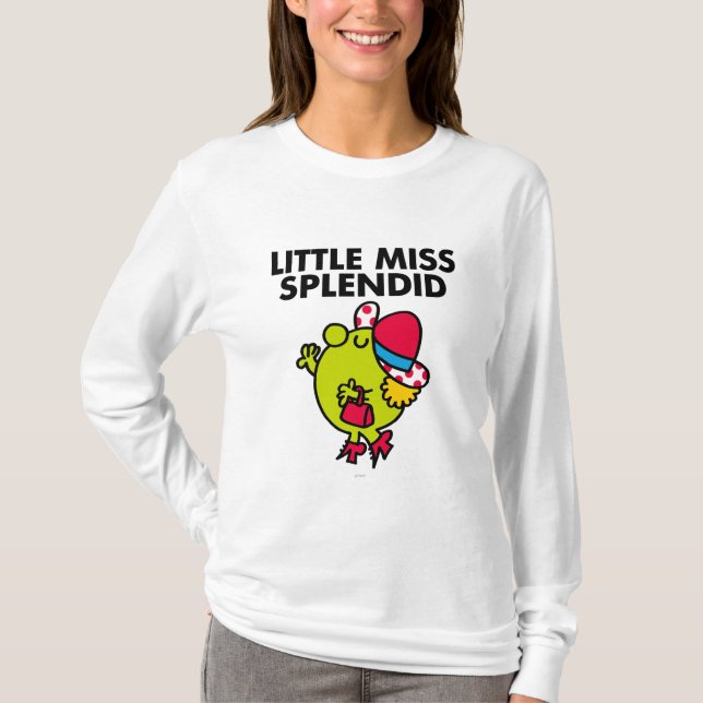Little Miss Splendid | Black Lettering T-Shirt (Front)