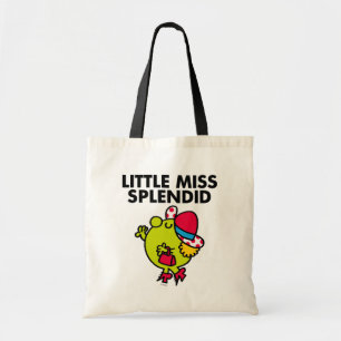 Little Miss Splendid   Black Lettering Tote Bag