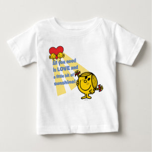Little Miss Sunshine All You Need is Love Baby T-Shirt