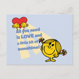 Little Miss Sunshine | All You Need is Love Postcard