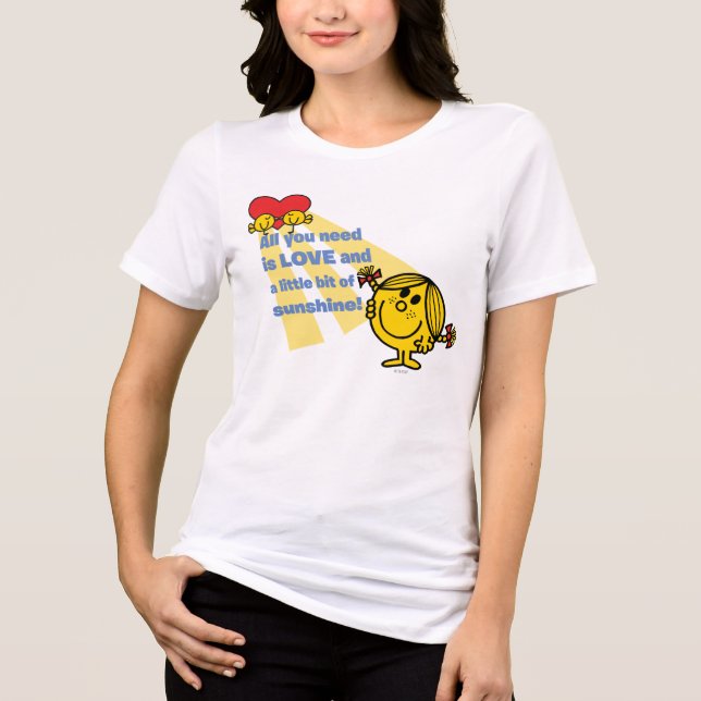 Little Miss Sunshine | All You Need is Love Tri-Blend Shirt (Front)