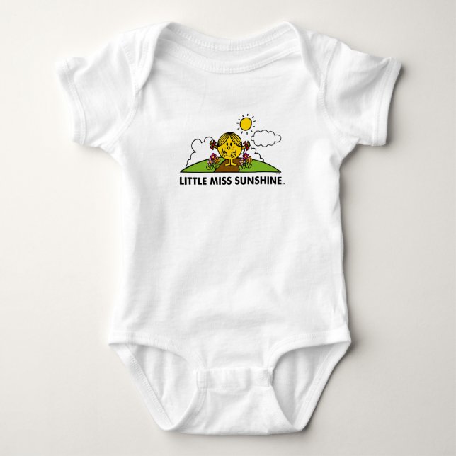 Little Miss Sunshine | Back To Nature Baby Bodysuit (Front)