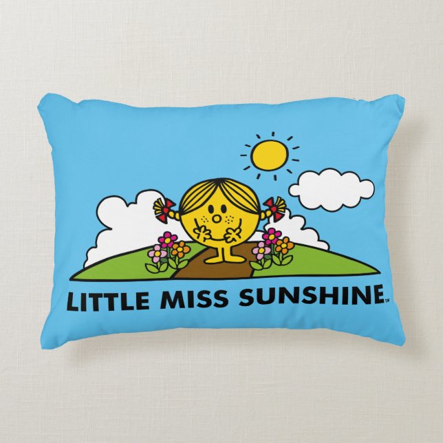 Little Miss Sunshine | Back To Nature Decorative Pillow (Front)