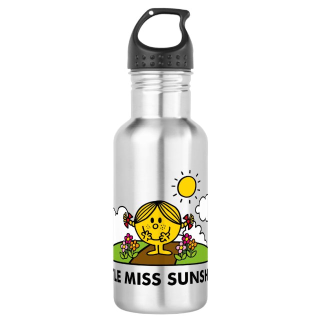 Little Miss Sunshine | Back To Nature Stainless Steel Water Bottle (Front)