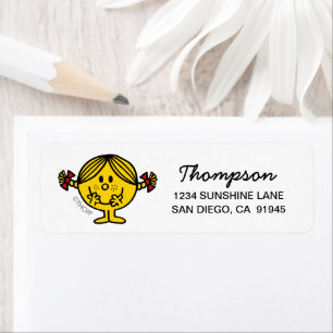 Little Miss Sunshine Birthday Label