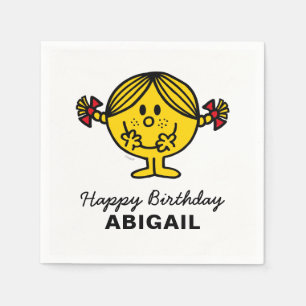 Little Miss Sunshine Birthday Paper Napkins