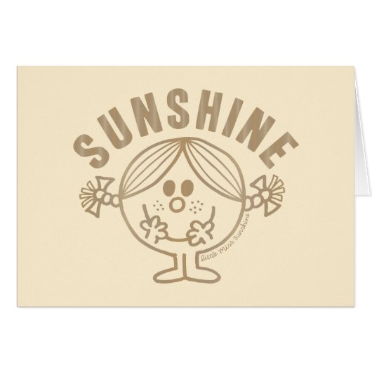 Little Miss Sunshine Cards (Front Horizontal)