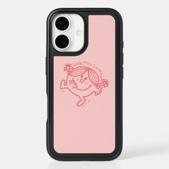 Little Miss Sunshine Coral Otterbox iPhone Case (Back)