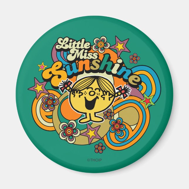 Little Miss Sunshine | Floral Delight Magnet (Front)