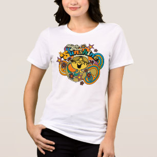 Little Miss Sunshine Floral Delight Tri-Blend Shirt