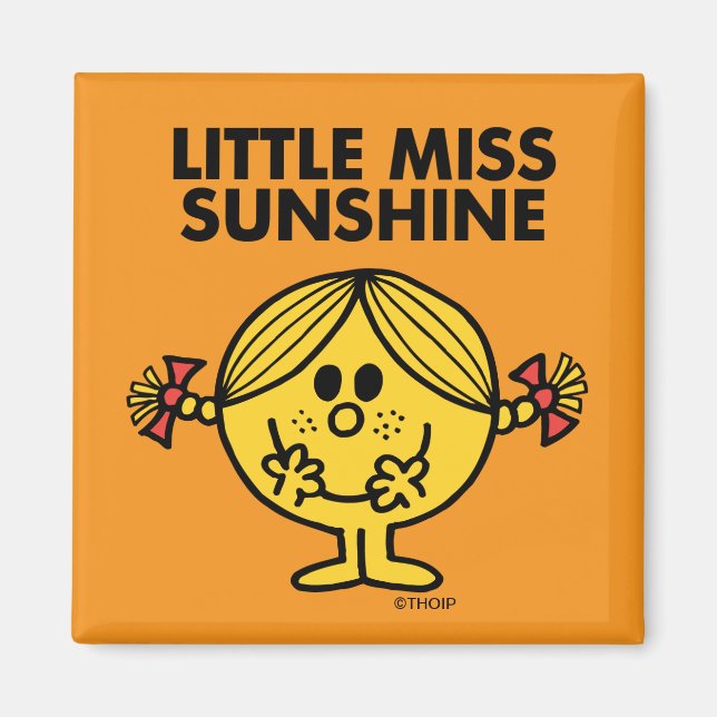 Little Miss Sunshine | Funny & Freckled Magnet (Front)