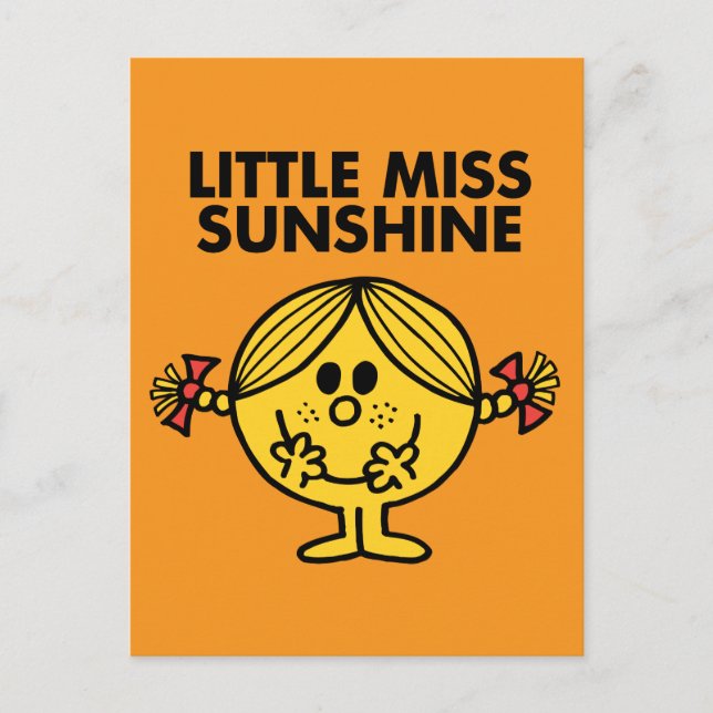 Little Miss Sunshine | Funny & Freckled Postcard (Front)