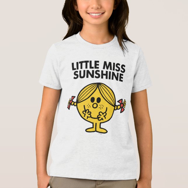 Little Miss Sunshine | Funny & Freckled Tri-Blend Shirt (Front)