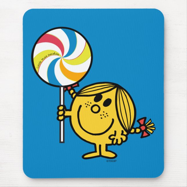 Little Miss Sunshine | Giant Lollipop Mouse Pad (Front)