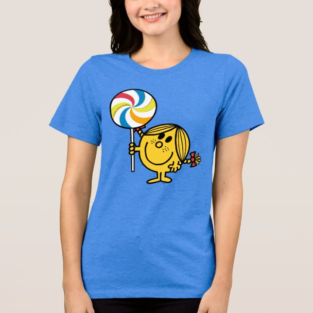 Little Miss Sunshine | Giant Lollipop Tri-Blend Shirt (Front)