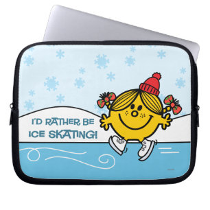Little Miss Sunshine Ice Skating Laptop Sleeve